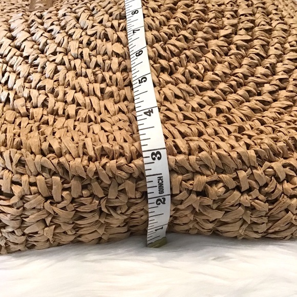 Last 1️⃣! Round woven camel beach bag - Picture 5 of 8